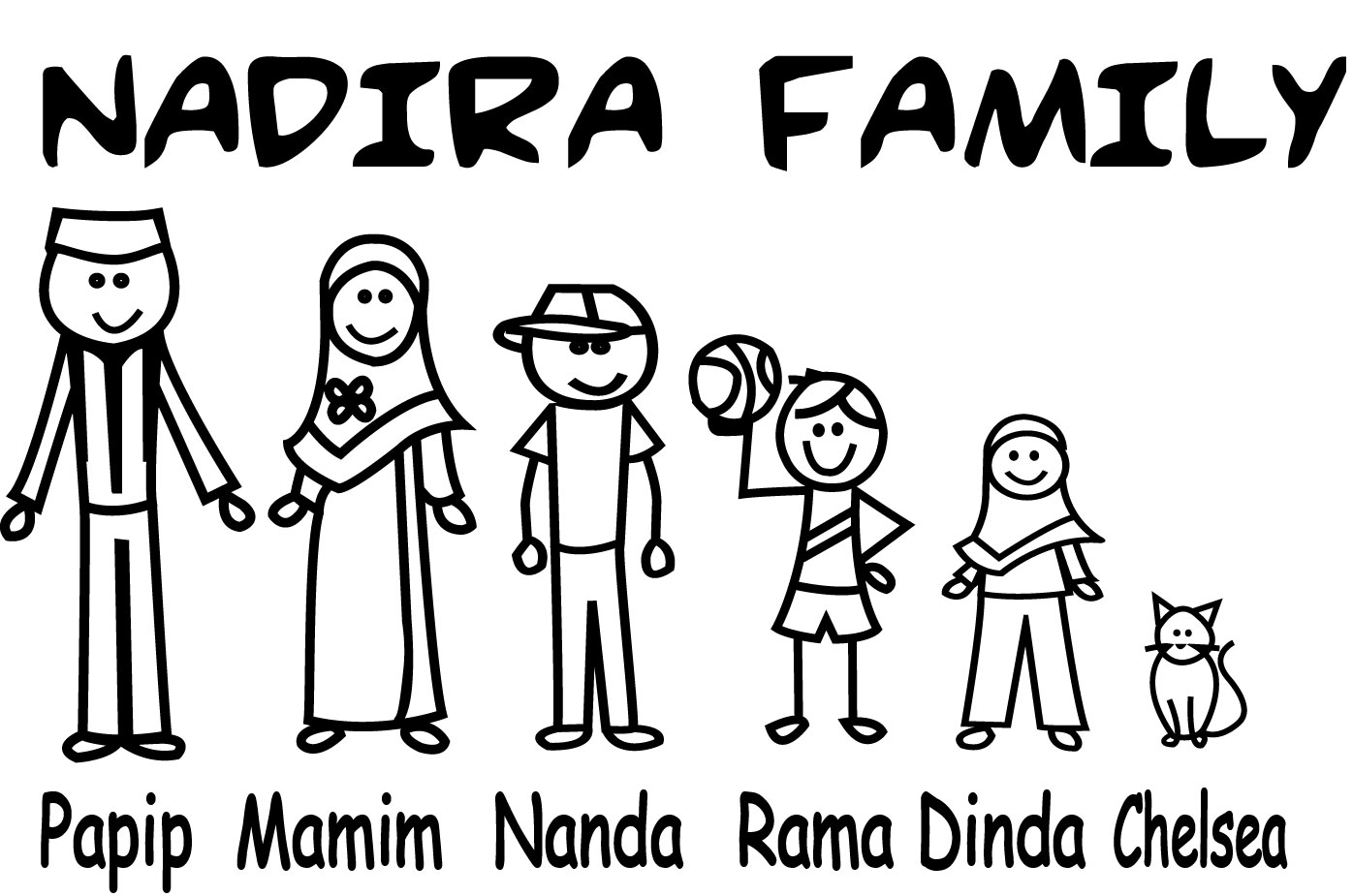 happy family sticker 1